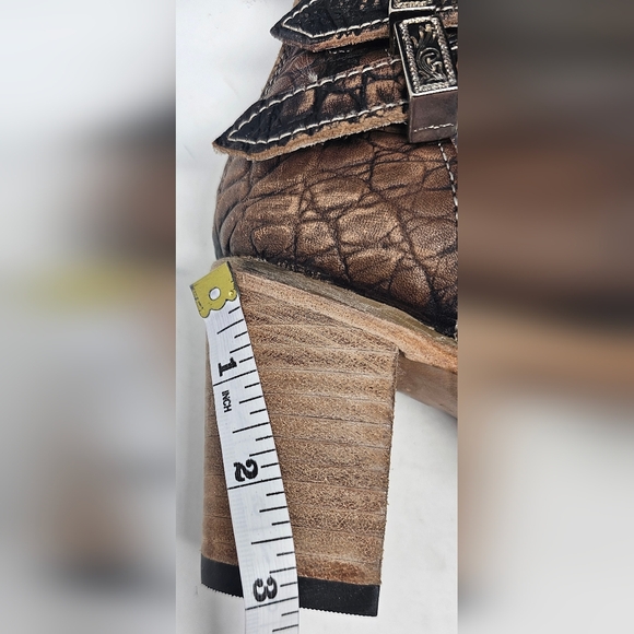 ***$OLD***Free Bird Brooklynn Vintage Croco Sandals Size 7 NIB - Picture 15 of 17